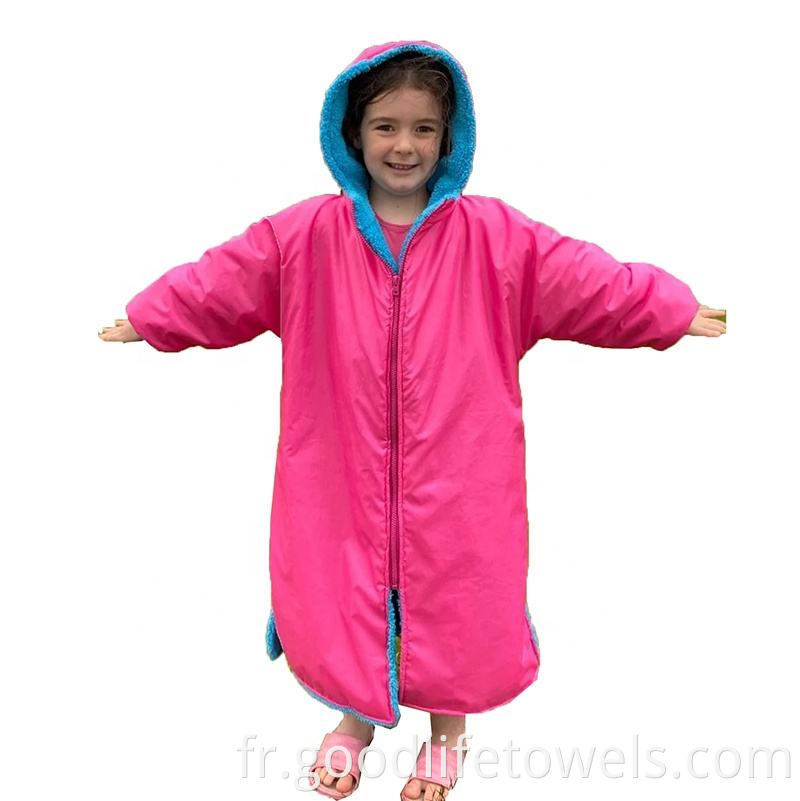 Waterproof Dry Changing Surf Swim Parka Robe